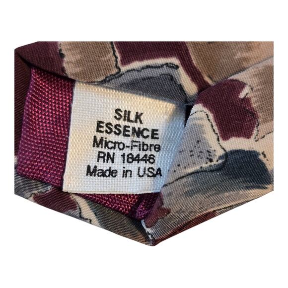 Matthew Cody Mens Necktie Silk Essence 54.5 x 3.5 Abstract Print Made in USA - Picture 3 of 5